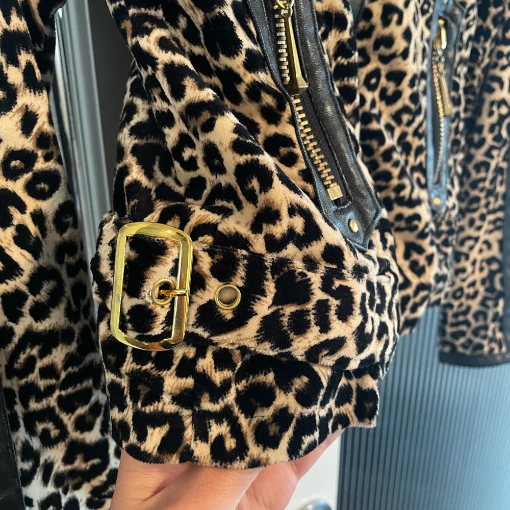 Velvet leopard Jacket - Picture 6 of 7